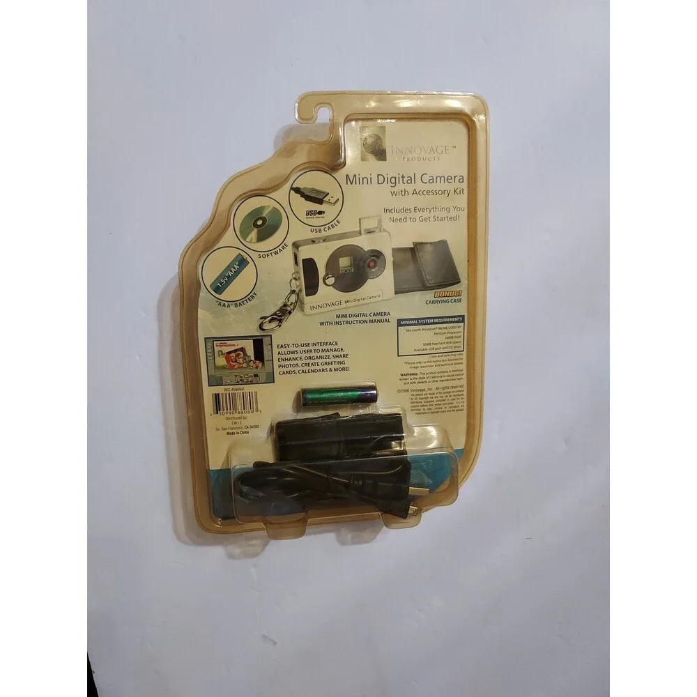 Innovage Mini Digital 3-in-1 Still Camera w/ Accessory Kit - Video & Web - NEW